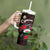 Custom Wales Rugby Tumbler With Handle Cymru Y Ddraig Goch