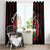 Wales Rugby Window Curtain Cymru Y Ddraig Goch - Wonder Print Shop