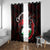 Wales Rugby Window Curtain Cymru Y Ddraig Goch - Wonder Print Shop