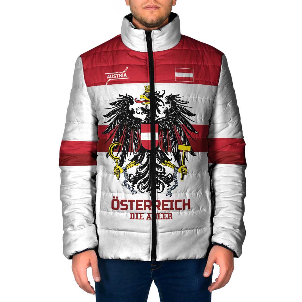 Custom Hockey 2026 Austria Padded Jacket Osterreich Die Adler