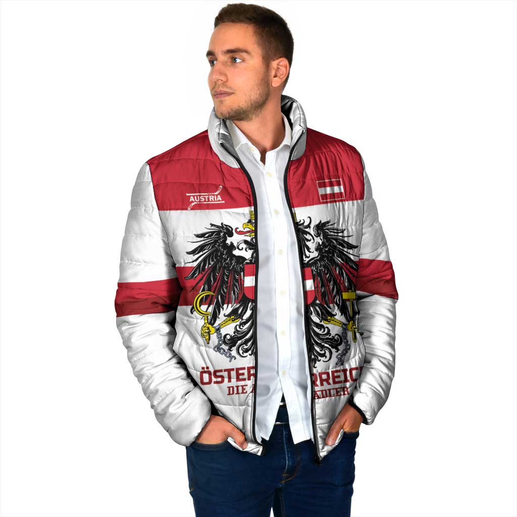 Custom Hockey 2026 Austria Padded Jacket Osterreich Die Adler