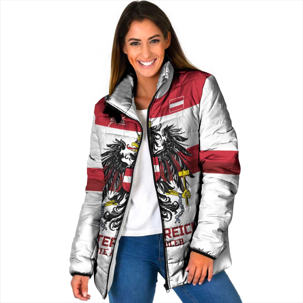 Custom Hockey 2026 Austria Padded Jacket Osterreich Die Adler