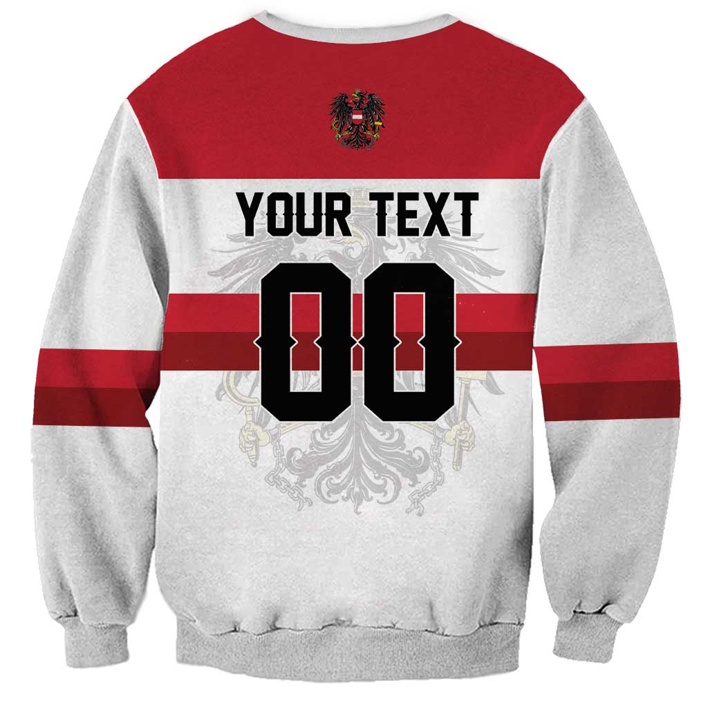 Custom Hockey 2026 Austria Sweatshirt Osterreich Die Adler