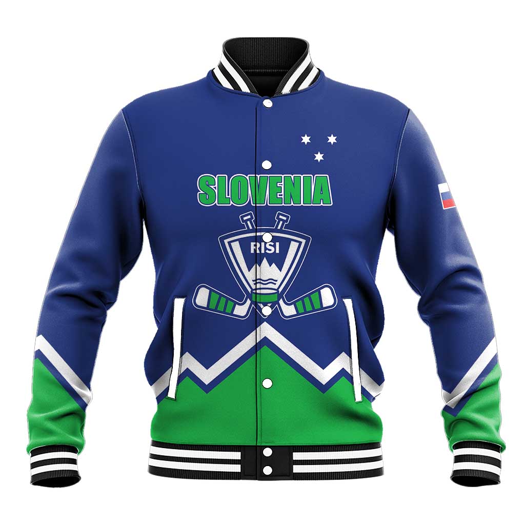 Custom Hockey 2026 Slovenia Baseball Jacket Go Champions Risi