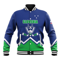Custom Hockey 2026 Slovenia Baseball Jacket Go Champions Risi