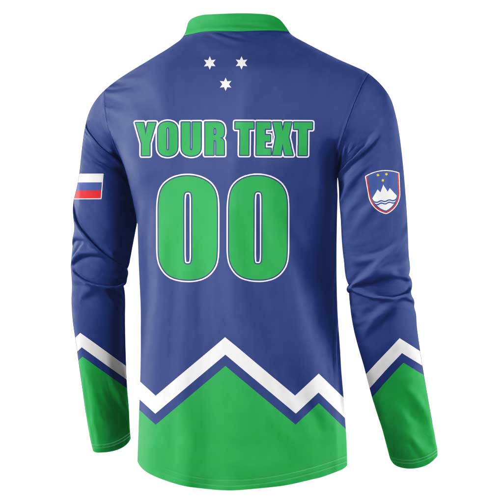Custom Hockey 2026 Slovenia Button Sweatshirt Go Champions Risi