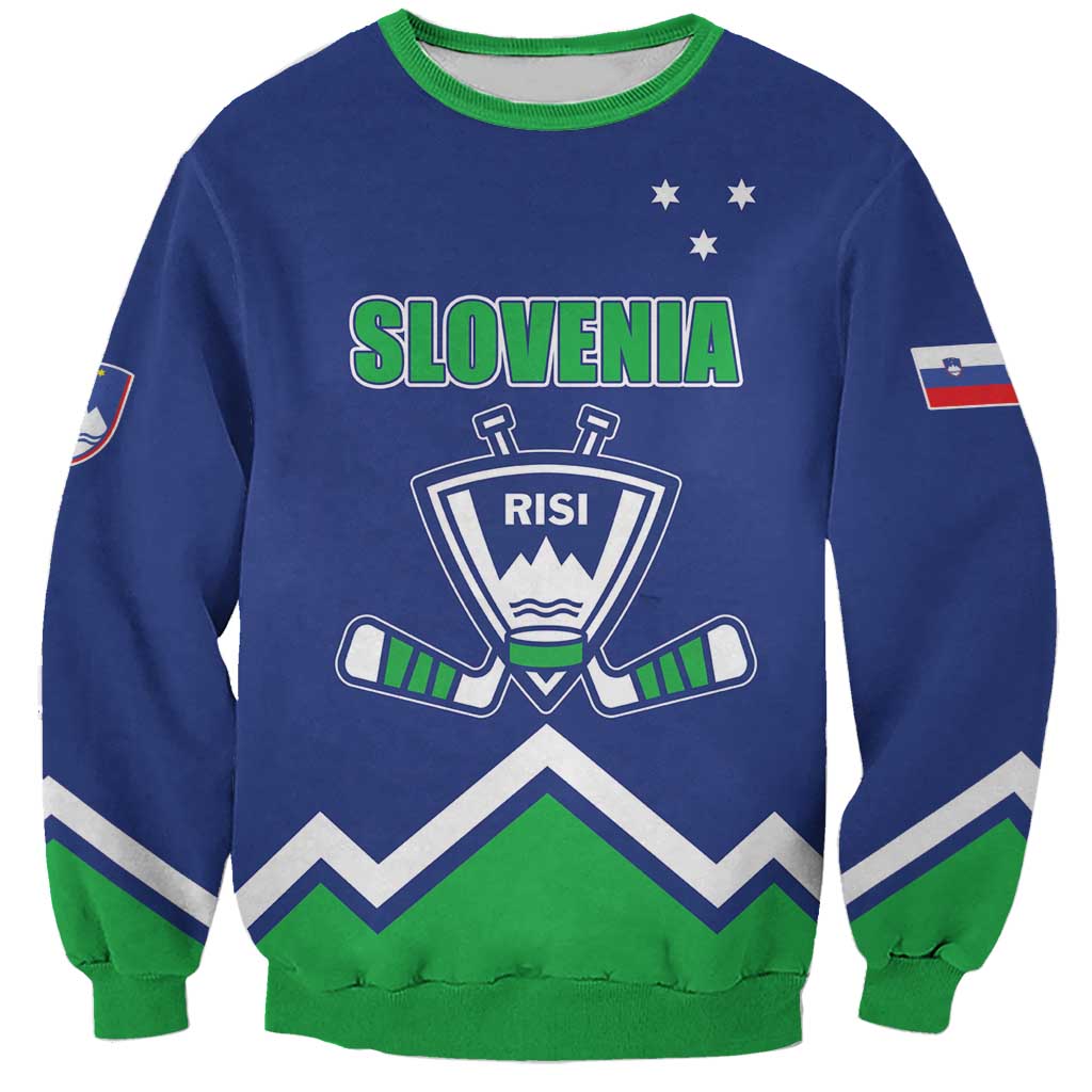 Custom Hockey 2026 Slovenia Sweatshirt Go Champions Risi