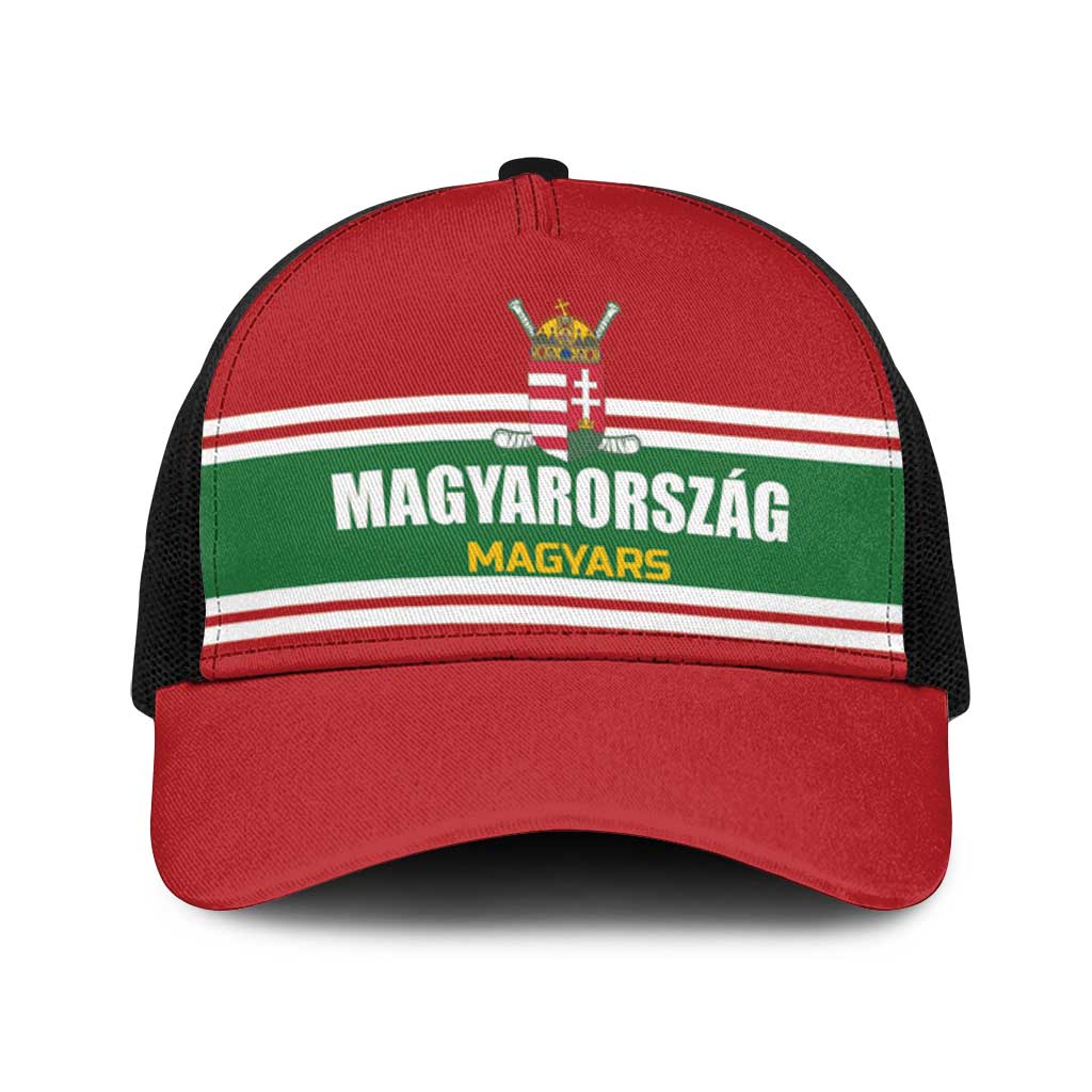Hockey 2026 Hungary Baseball Net Cap Magyars Go Champions