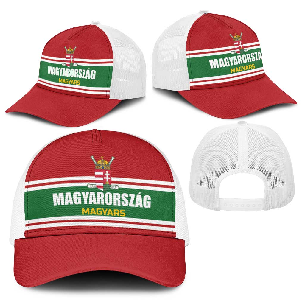 Hockey 2026 Hungary Baseball Net Cap Magyars Go Champions