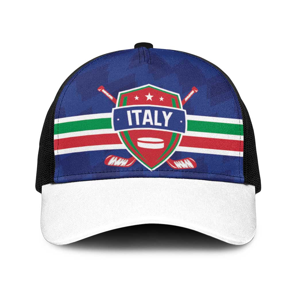 Hockey 2026 Italy Baseball Net Cap Gli Azzurri Go Champions