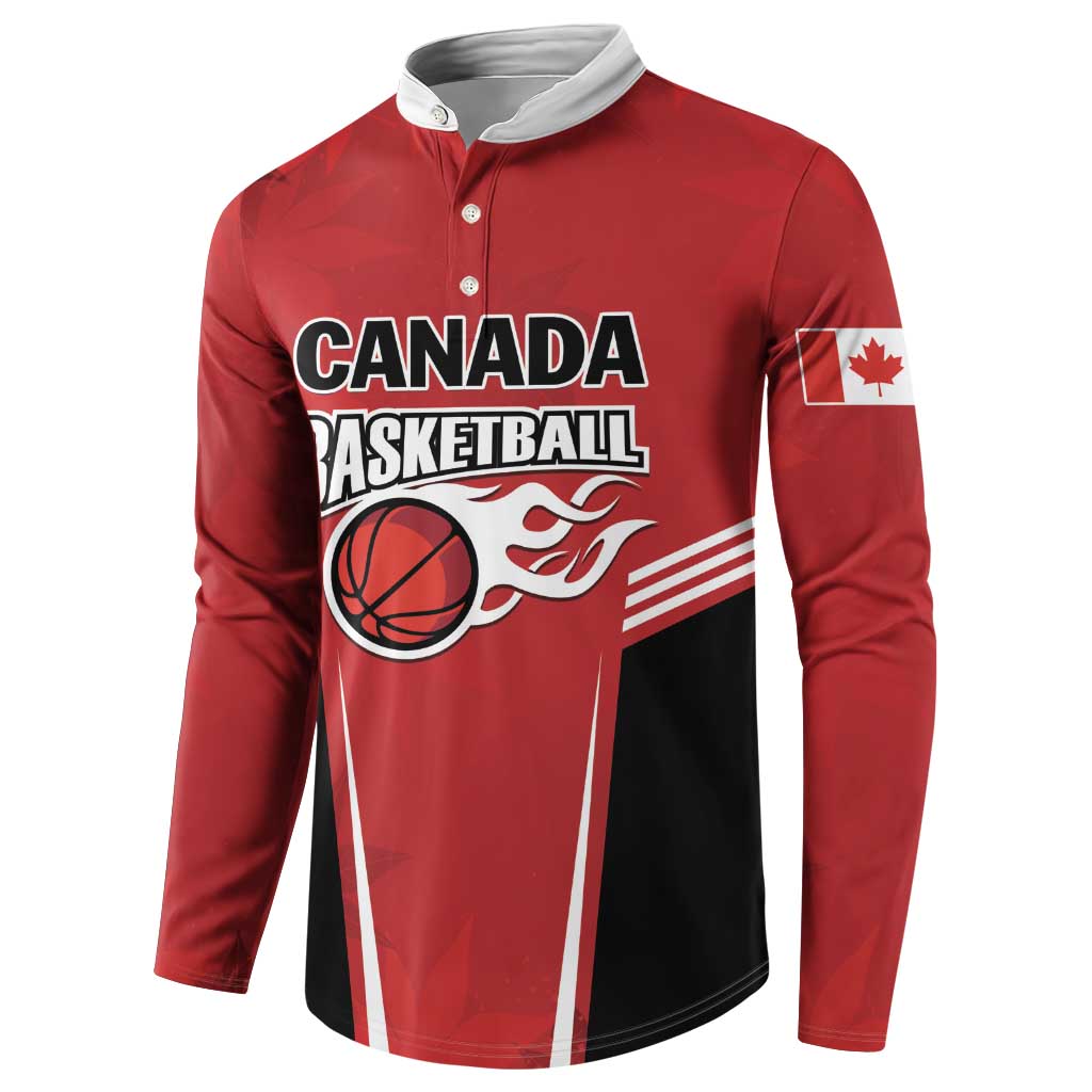 Custom Canada Basketball Button Sweatshirt Dream Because I Can