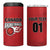 Custom Canada Basketball 4 in 1 Can Cooler Tumbler Dream Because I Can