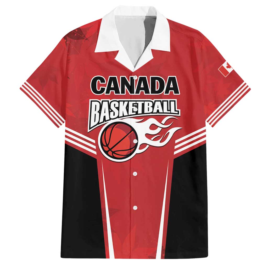 Custom Canada Basketball Hawaiian Shirt Dream Because I Can