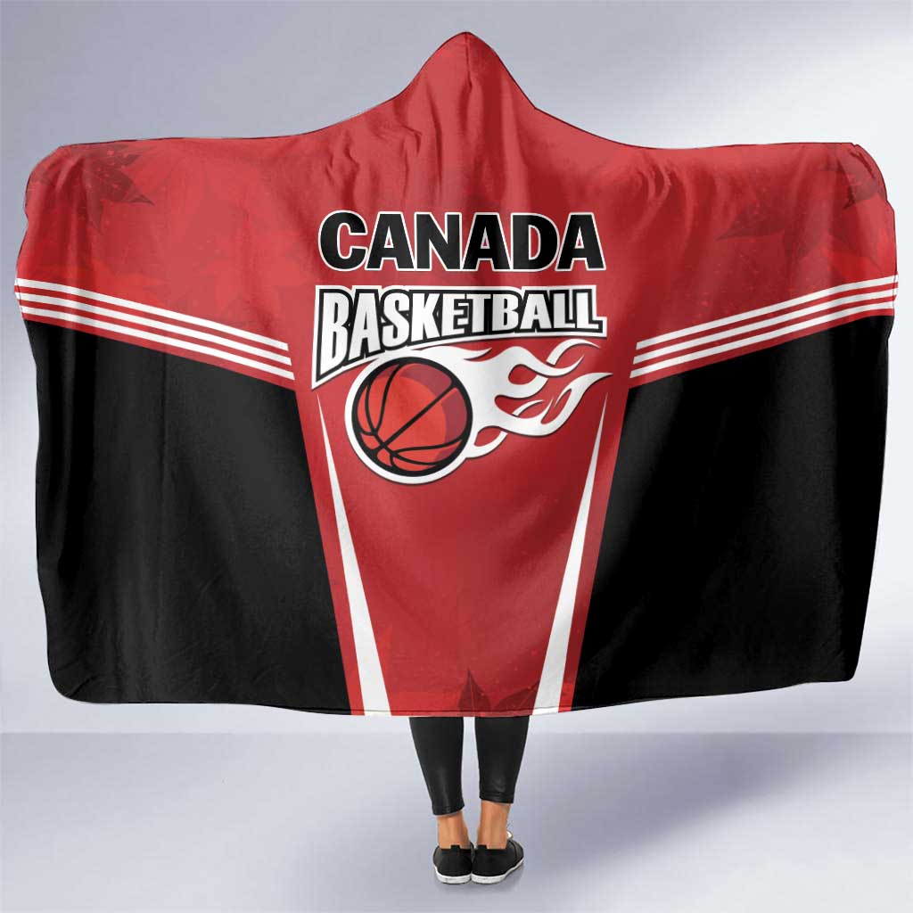 Canada Basketball Hooded Blanket Dream Because I Can