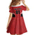 Custom Canada Basketball Kid Short Sleeve Dress Dream Because I Can