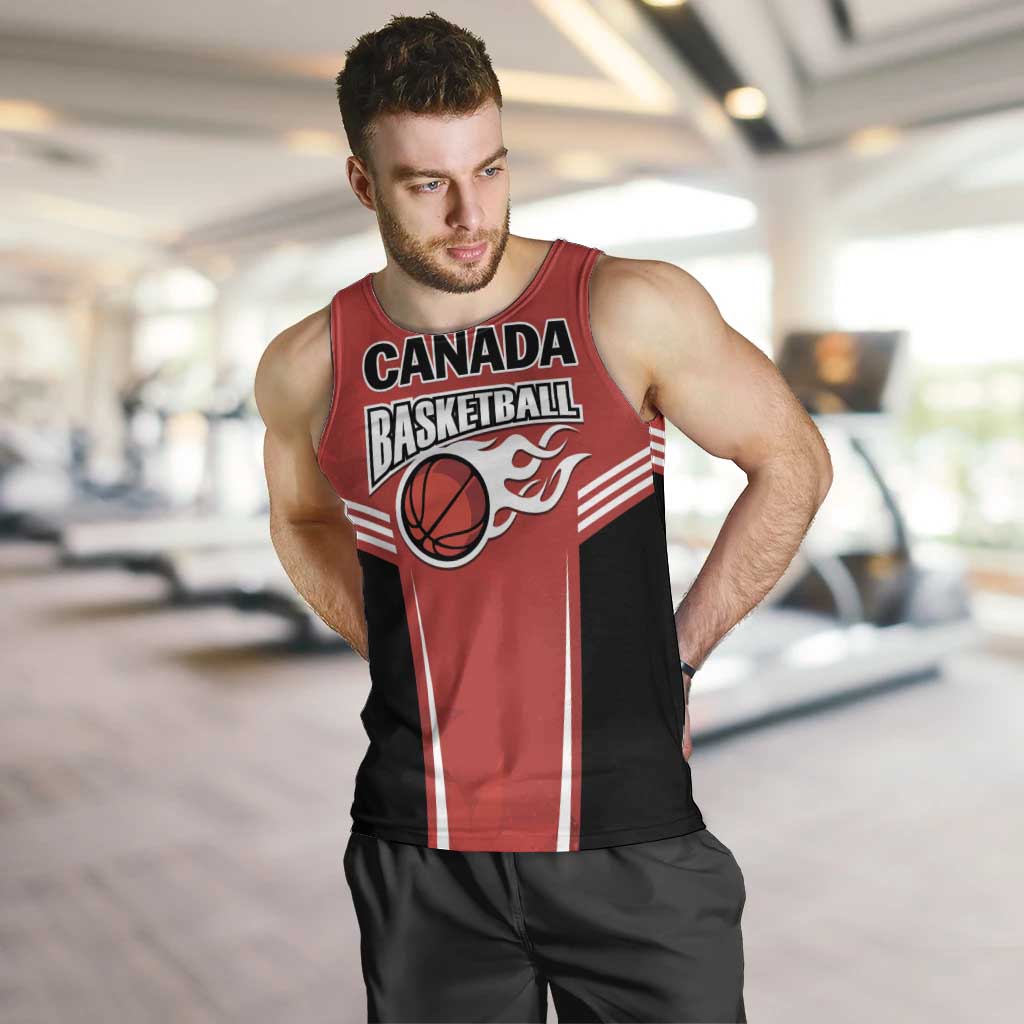 Custom Canada Basketball Men Tank Top Dream Because I Can