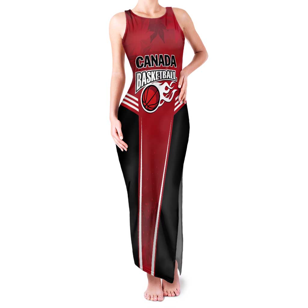 Custom Canada Basketball Tank Maxi Dress Dream Because I Can