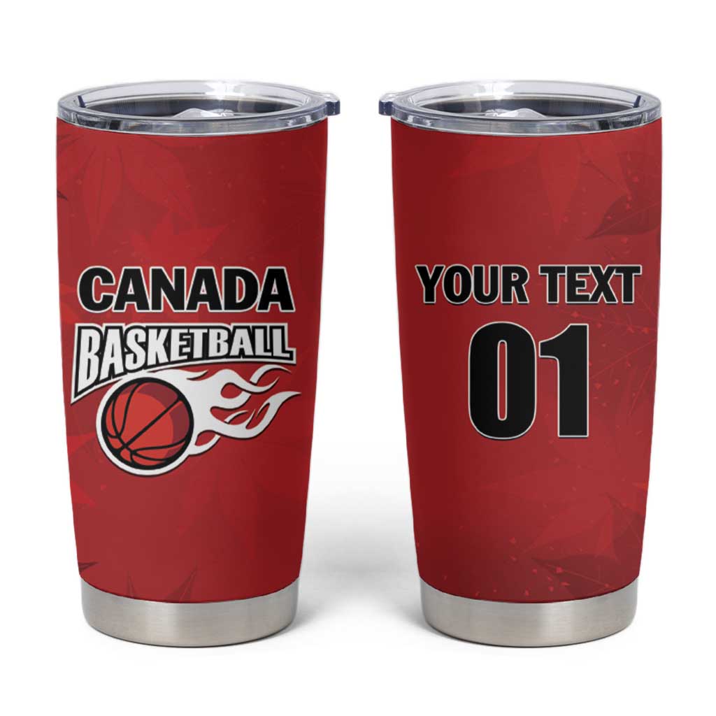 Custom Canada Basketball Tumbler Cup Dream Because I Can