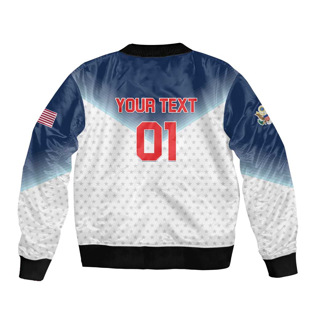 Custom USA Basketball Team Bomber Jacket Shine Like Stars