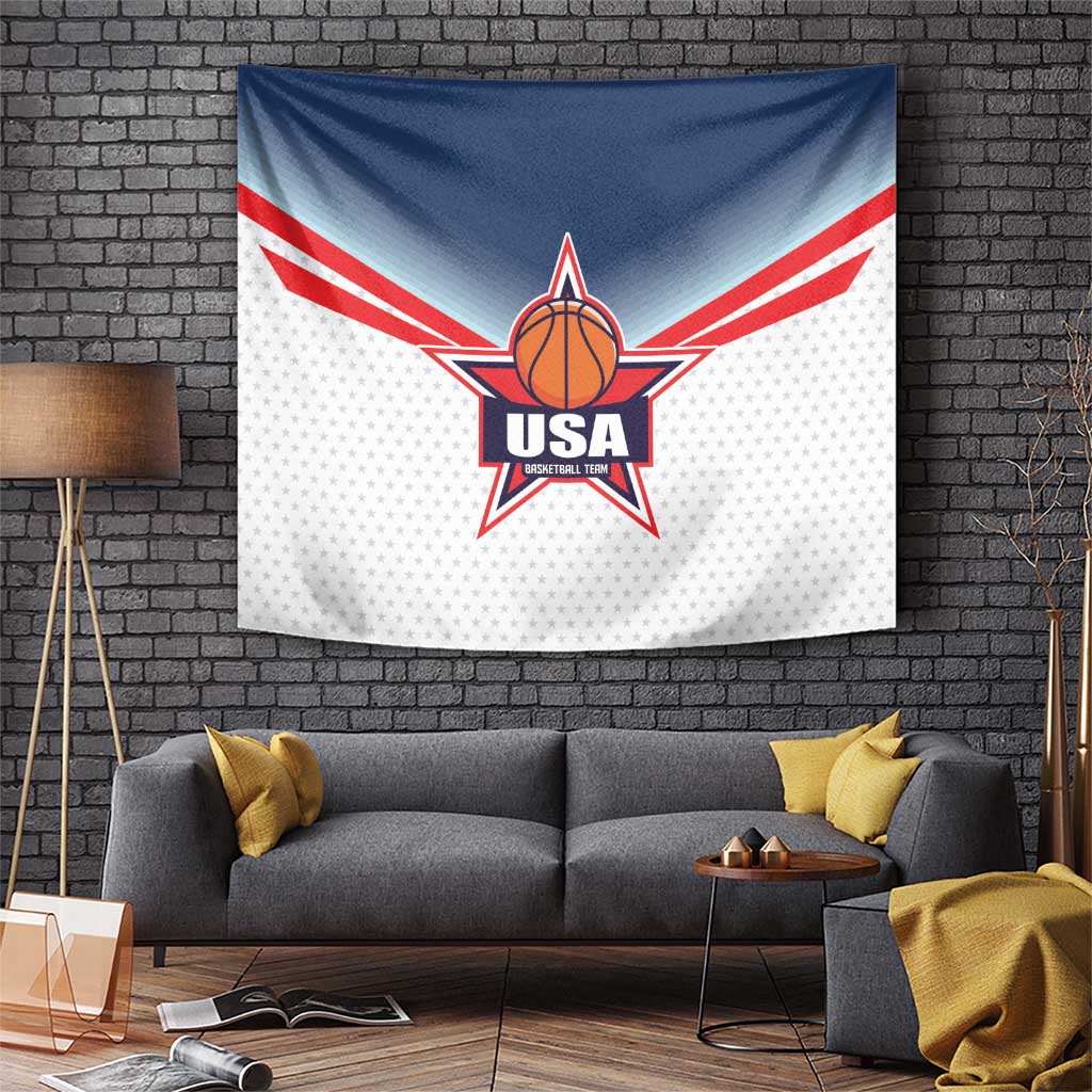 USA Basketball Team Tapestry Shine Like Stars