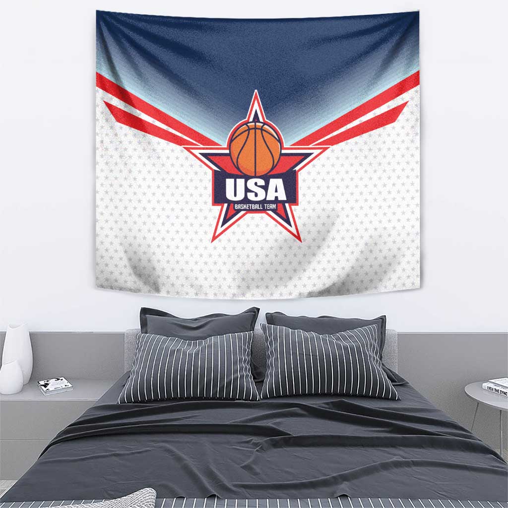 USA Basketball Team Tapestry Shine Like Stars
