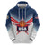 Custom USA Basketball Team Zip Hoodie Shine Like Stars