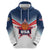 Custom USA Basketball Team Zip Hoodie Shine Like Stars