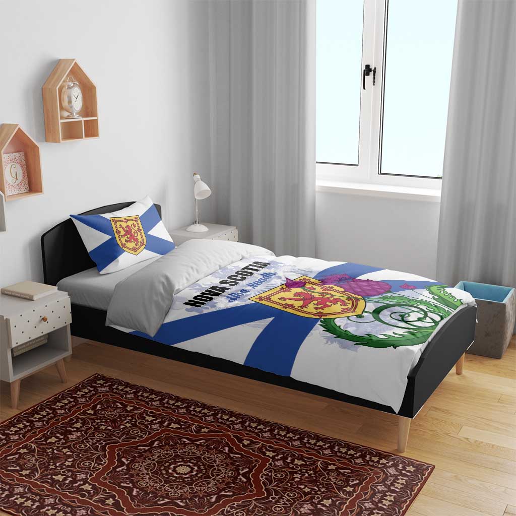 Canada Nova Scotia Province Bedding Set One Defends and The Other Conquers