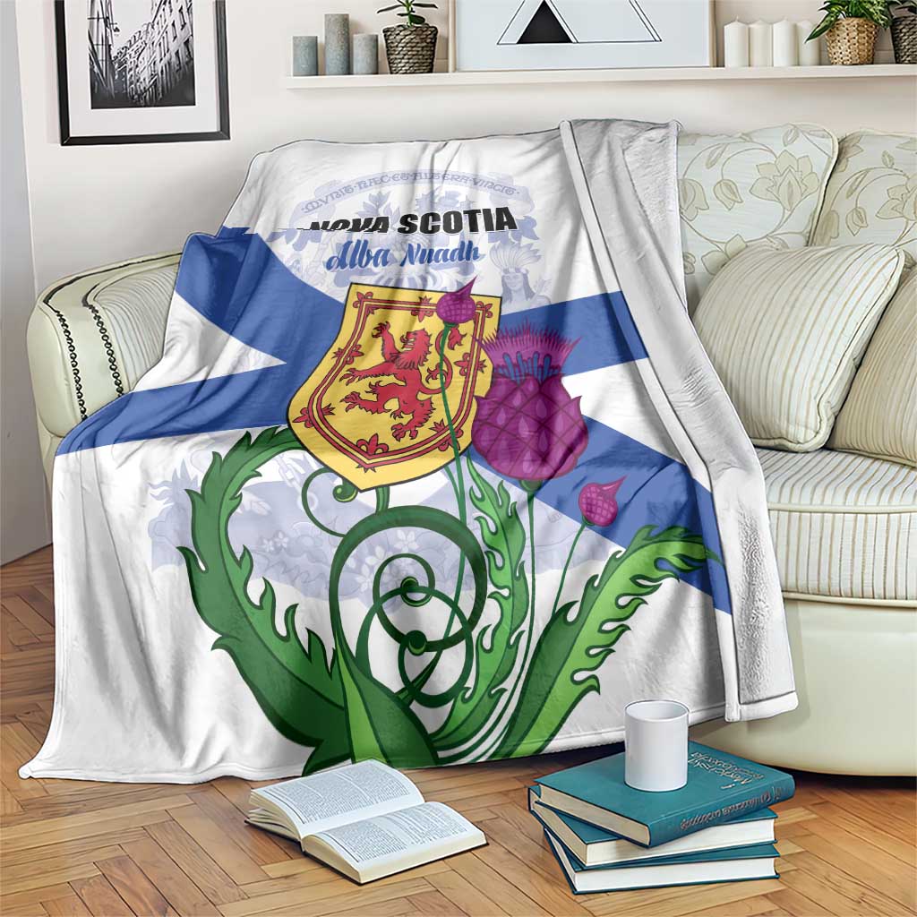 Canada Nova Scotia Province Blanket One Defends and The Other Conquers