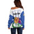 Personalized Canada Nova Scotia Province Off Shoulder Sweater One Defends and The Other Conquers