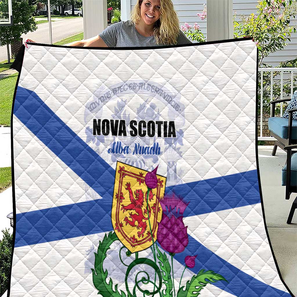 Canada Nova Scotia Province Quilt One Defends and The Other Conquers