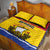 Canada New Brunswick Province Quilt Bed Set Golden Lion Lymphad