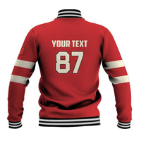 Custom Canada Hockey Baseball Jacket Canada Team Go Champions