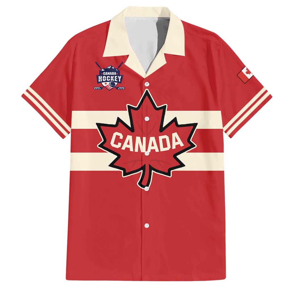 Custom Canada Hockey Hawaiian Shirt Canada Team Go Champions