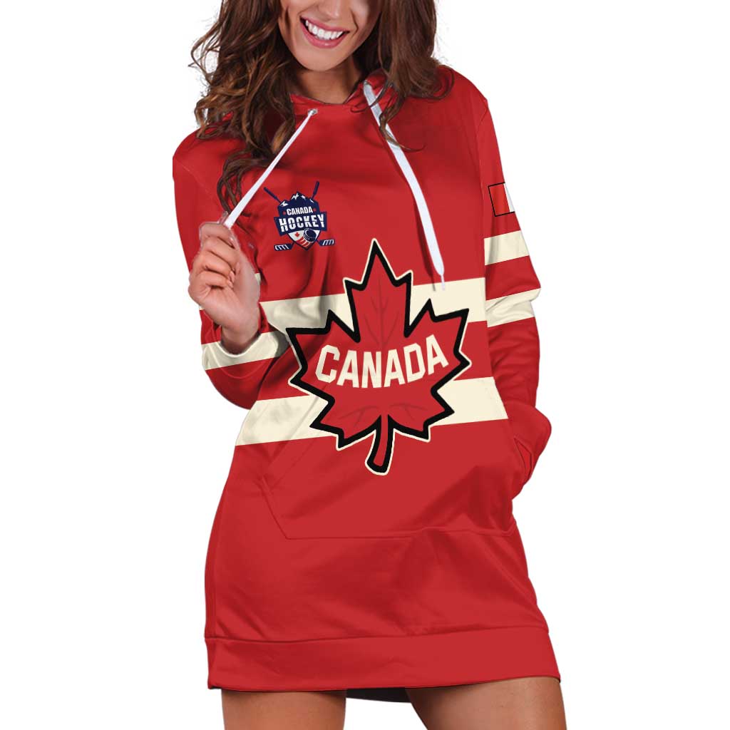 Custom Canada Hockey Hoodie Dress Canada Team Go Champions