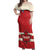 Custom Canada Hockey Off Shoulder Maxi Dress Canada Team Go Champions