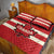 Canada Hockey Quilt Bed Set Canada Team Go Champions