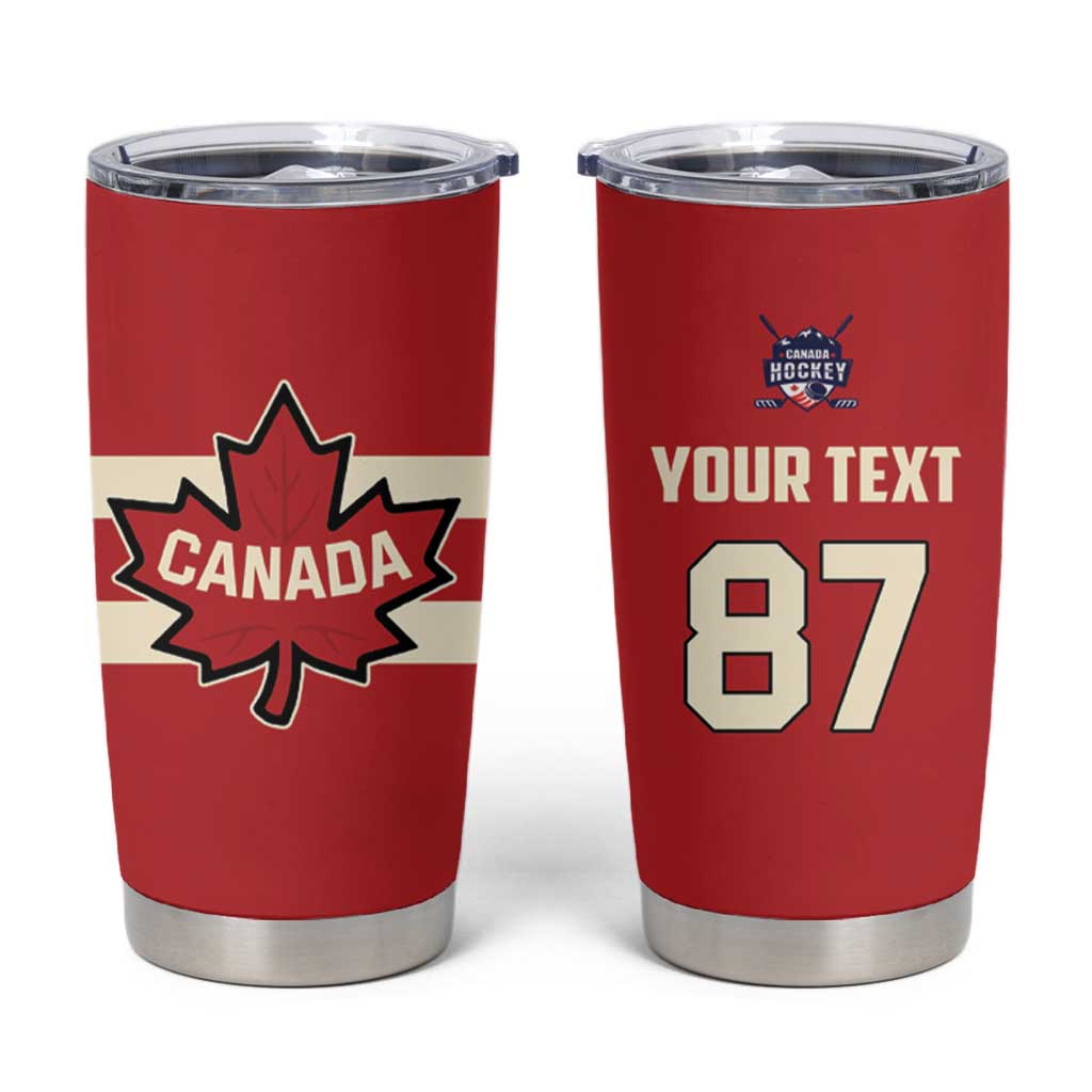 Custom Canada Hockey Tumbler Cup Canada Team Go Champions