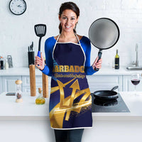 Barbados Gold Trident Apron Luxury Style