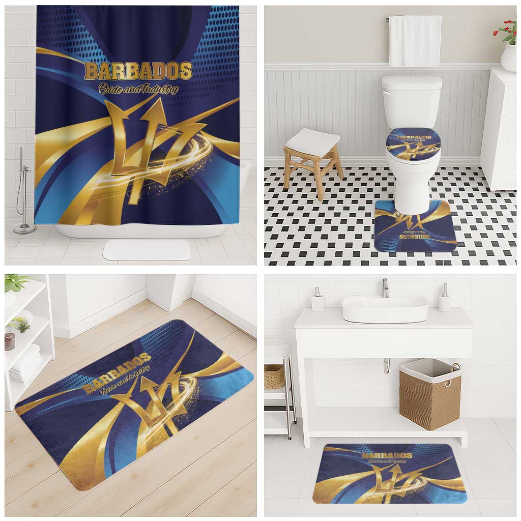 Barbados Gold Trident Bathroom Set Luxury Style