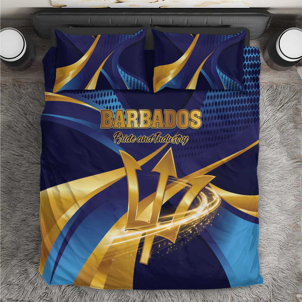 Barbados Gold Trident Bedding Set Luxury Style