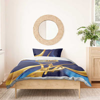 Barbados Gold Trident Bedding Set Luxury Style
