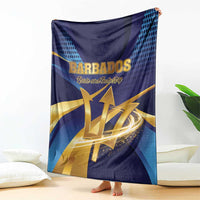 Barbados Gold Trident Blanket Luxury Style