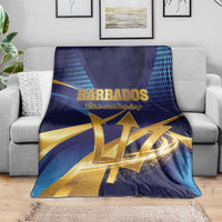 Barbados Gold Trident Blanket Luxury Style
