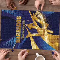 Barbados Gold Trident Puzzle Luxury Style