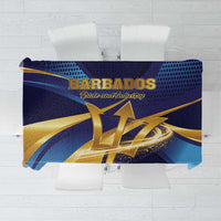 Barbados Gold Trident Tablecloth Luxury Style