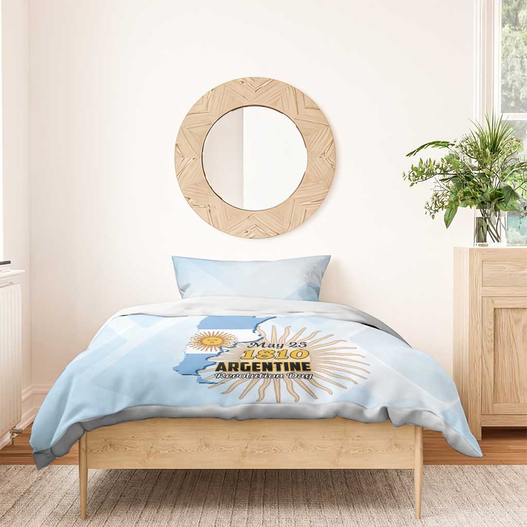 Argentine Revolution Day 1810 Bedding Set Sol de Mayo