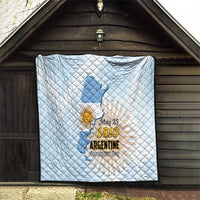 Argentine Revolution Day 1810 Quilt Sol de Mayo