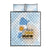 Argentine Revolution Day 1810 Quilt Bed Set Sol de Mayo