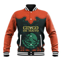 Personalized Cinco de Mayo Baseball Jacket Grunge Stylized